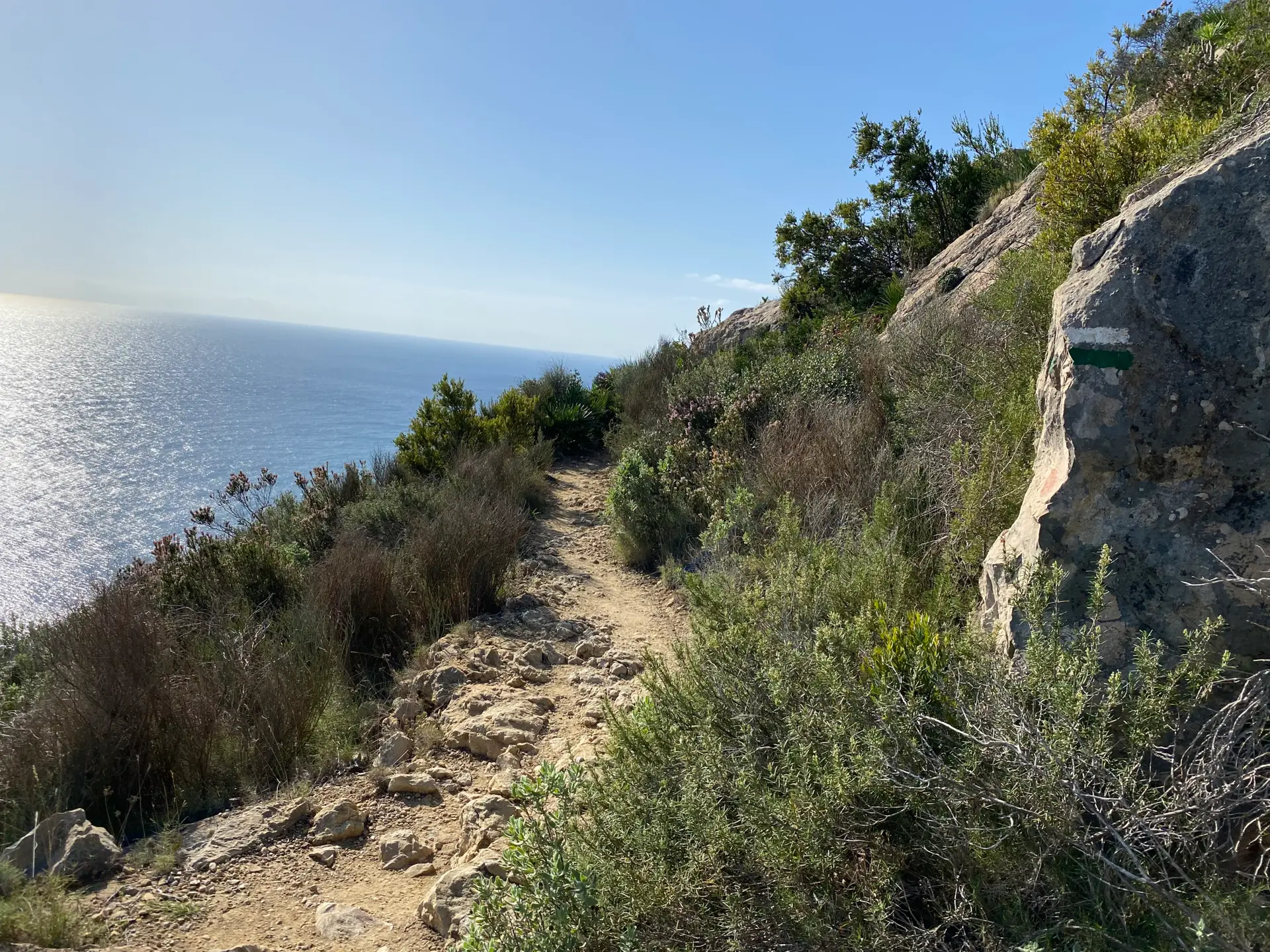 Wanderroute in Moraira von El Portet zum Cap d ´Or
