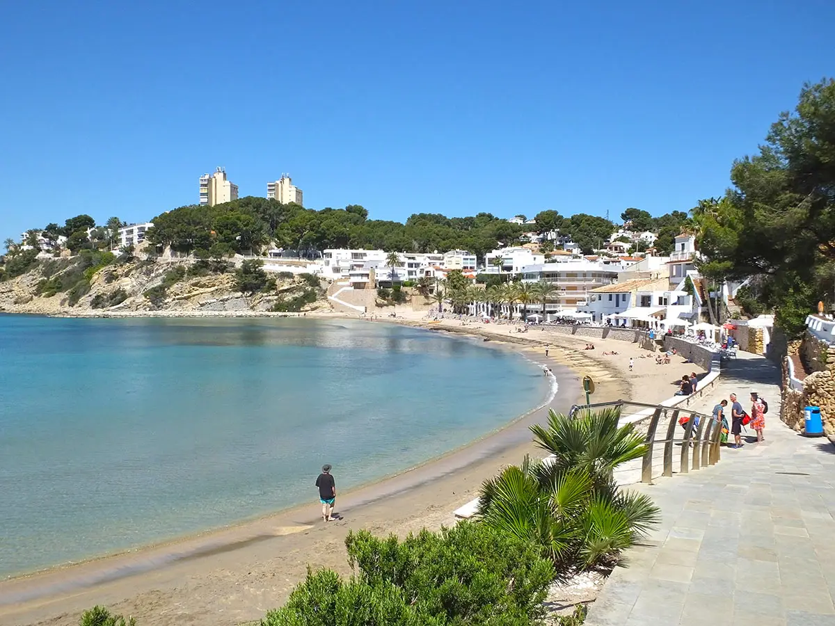 El Portet Strand in Moraira