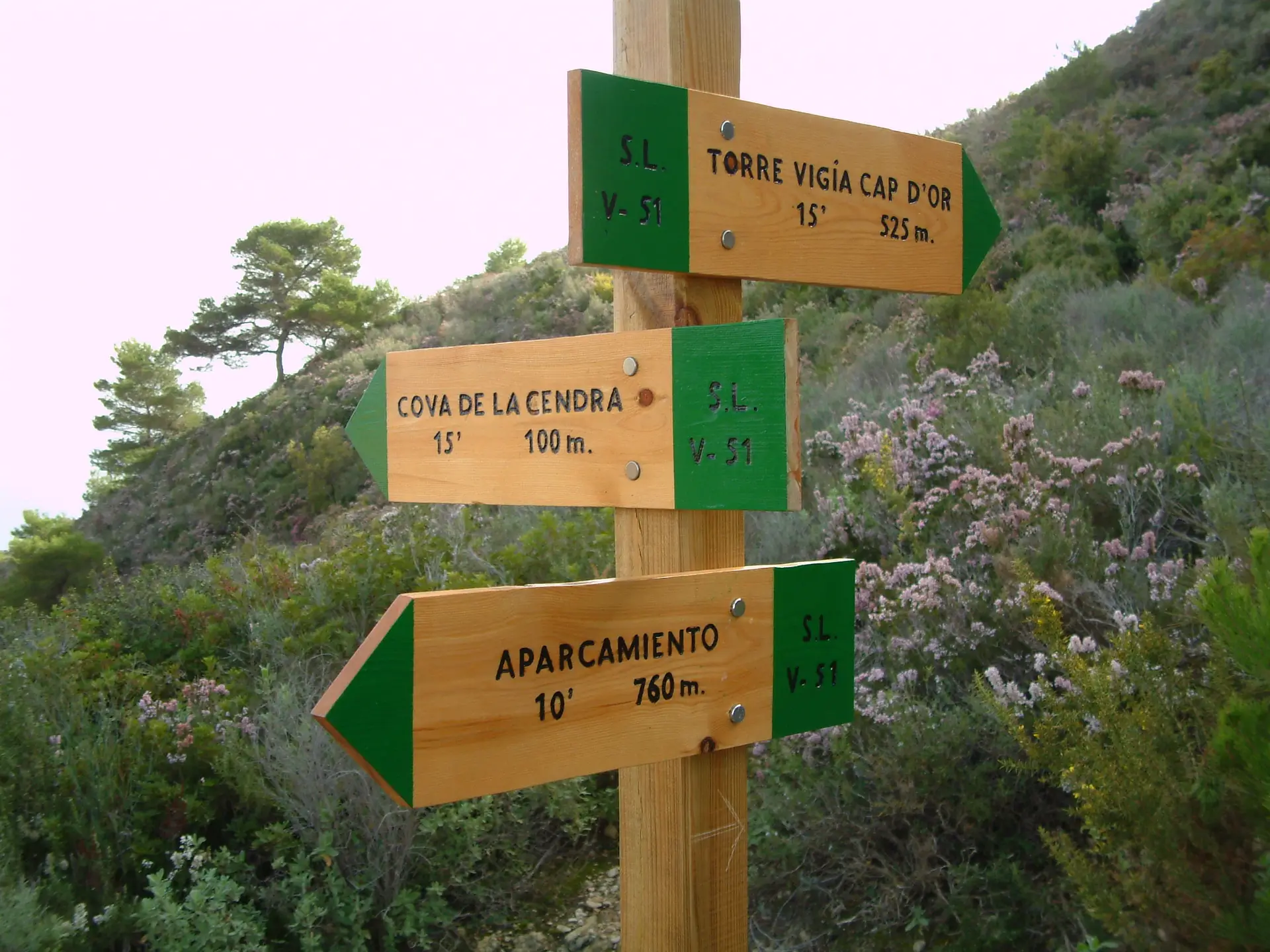 Wanderwege in Moraira