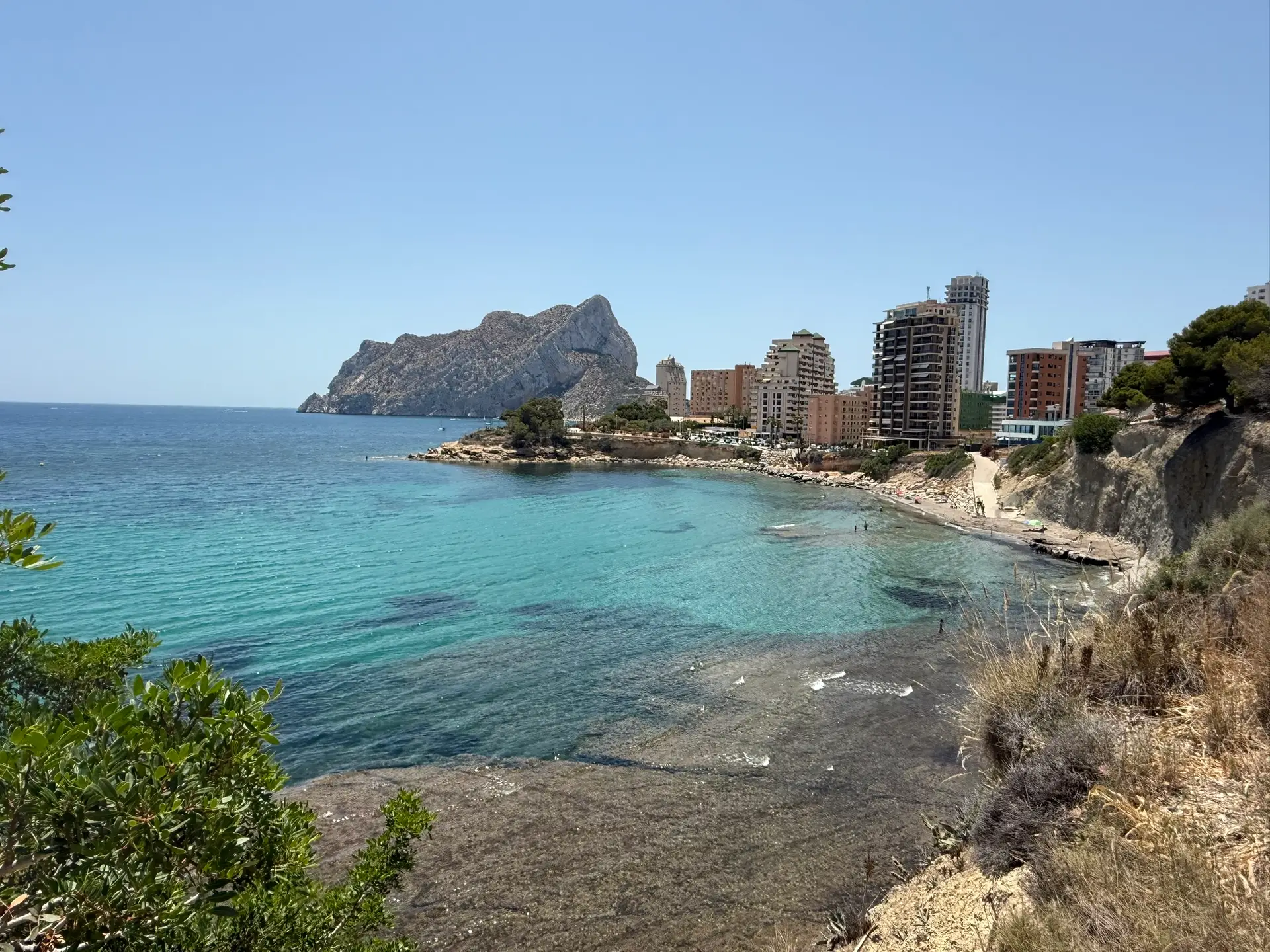 Blick auf Calpe