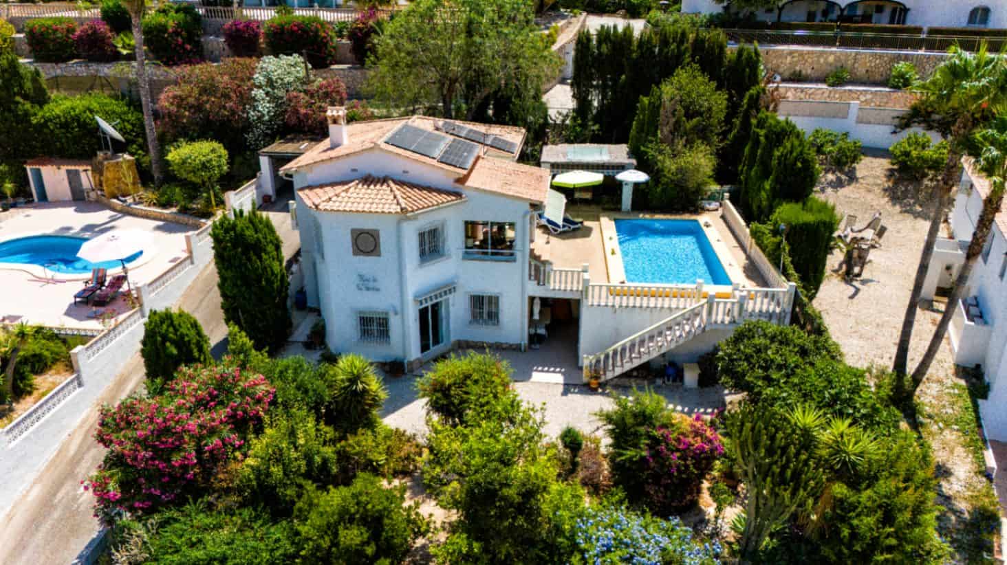 Villa with panoramic views of the Bernia for sale in Calpe