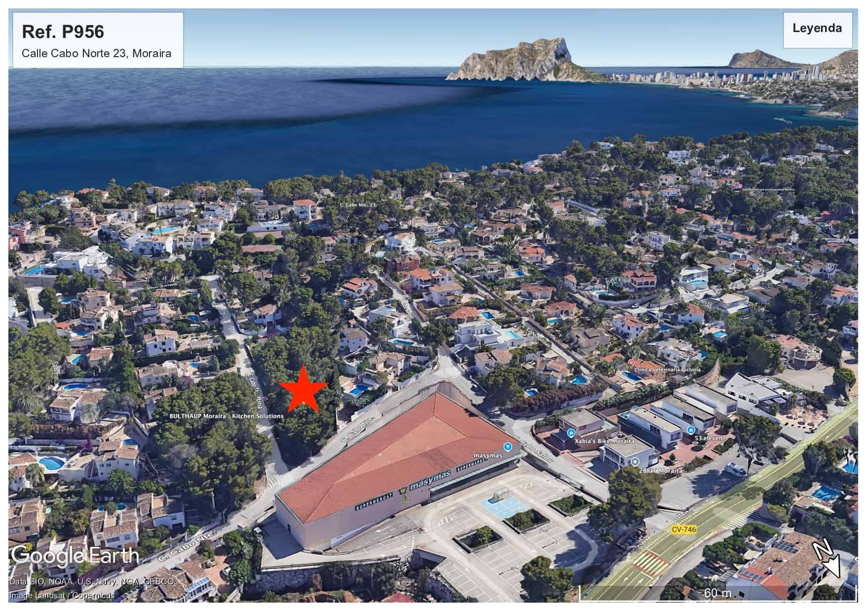 Large building plot in for sale at Cap Blanc | Moraira
